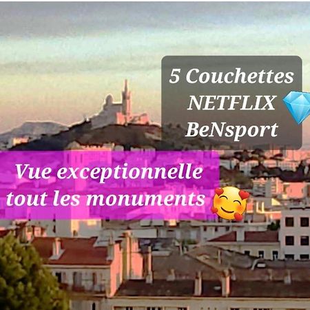 Sublime 2 Pieces Vue Incroyable Mer Et Tout Les Monuments De מרסיי מראה חיצוני תמונה